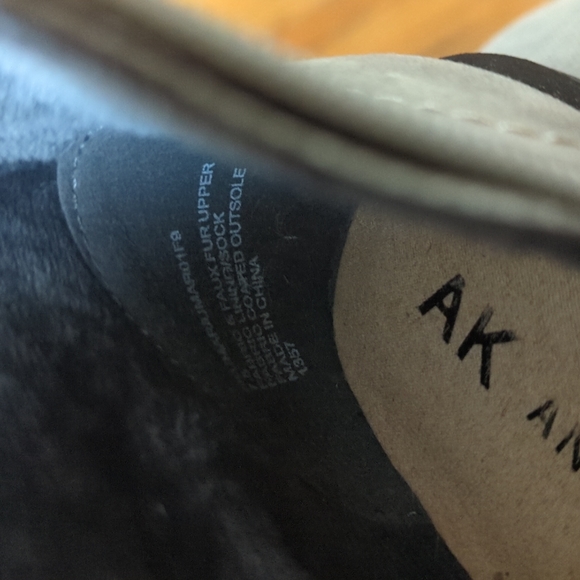 Anne Klein Shearling style Iflex Ankle Boots - Picture 13 of 15